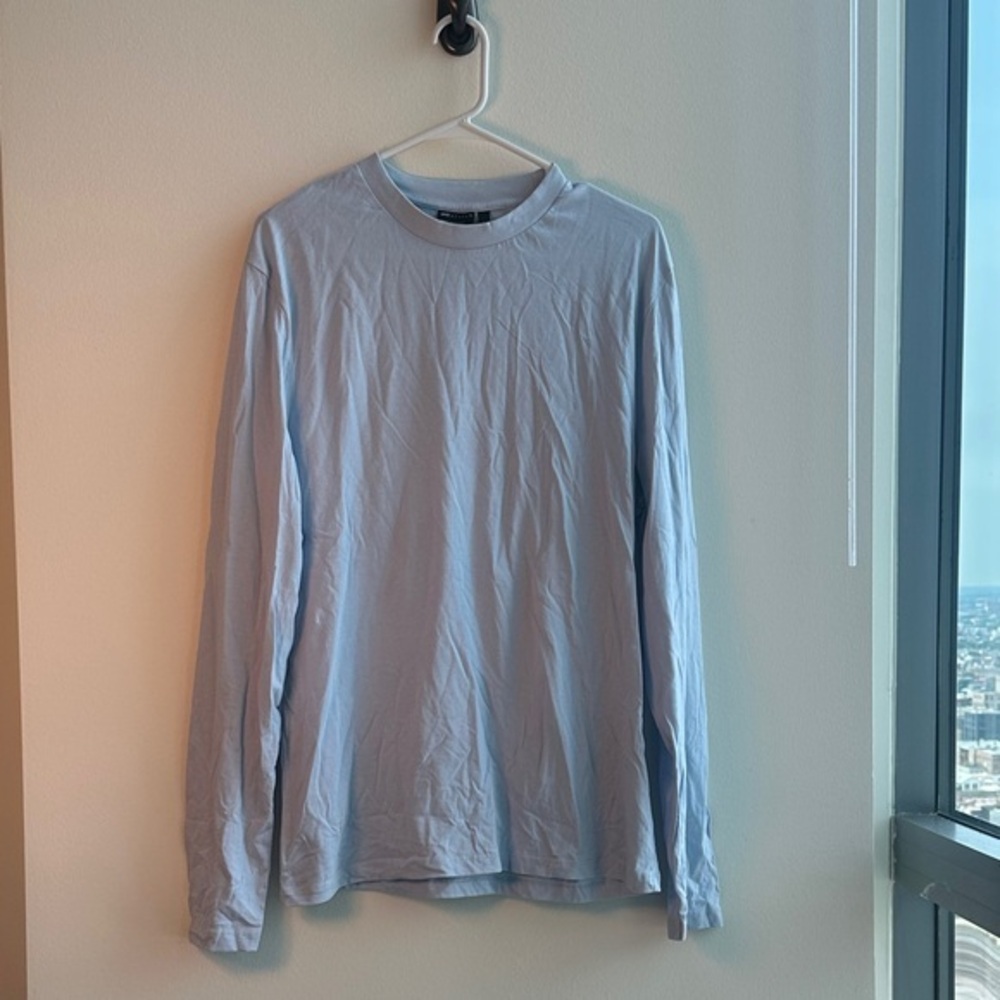 ASOS Sky Blue Long Sleeve Men's Tee